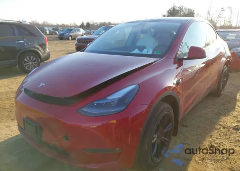 2023 Tesla Model Y Awd/Long Range Dual Motor All-Wheel Drive from USA, damaged, VIN 7SAYGDEE8PF917907
